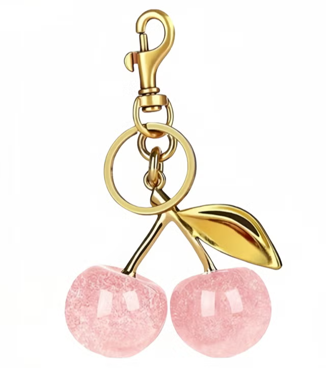 Cherry Bag Charm Purse Charms Keychain