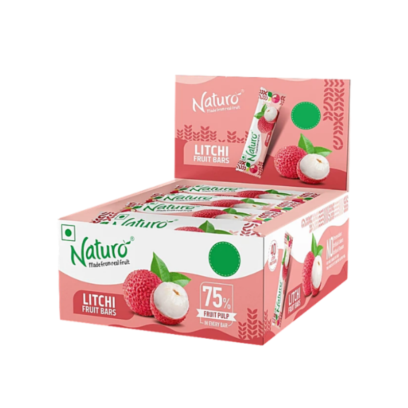 Litchi Fruit Bars (Pack of 40)