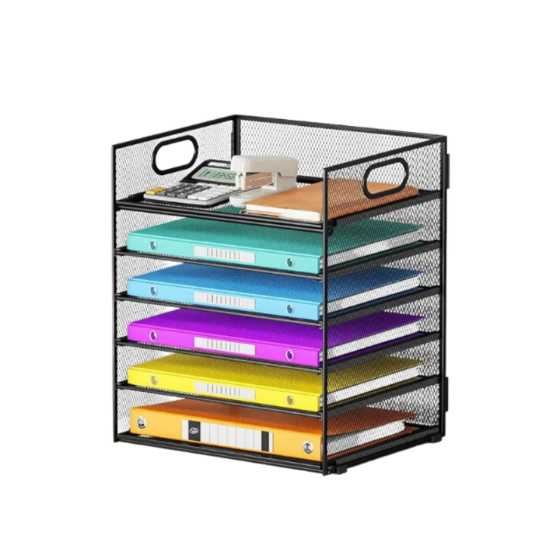HOOPZOZA 6 Tier Paper Letter Tray Organizer