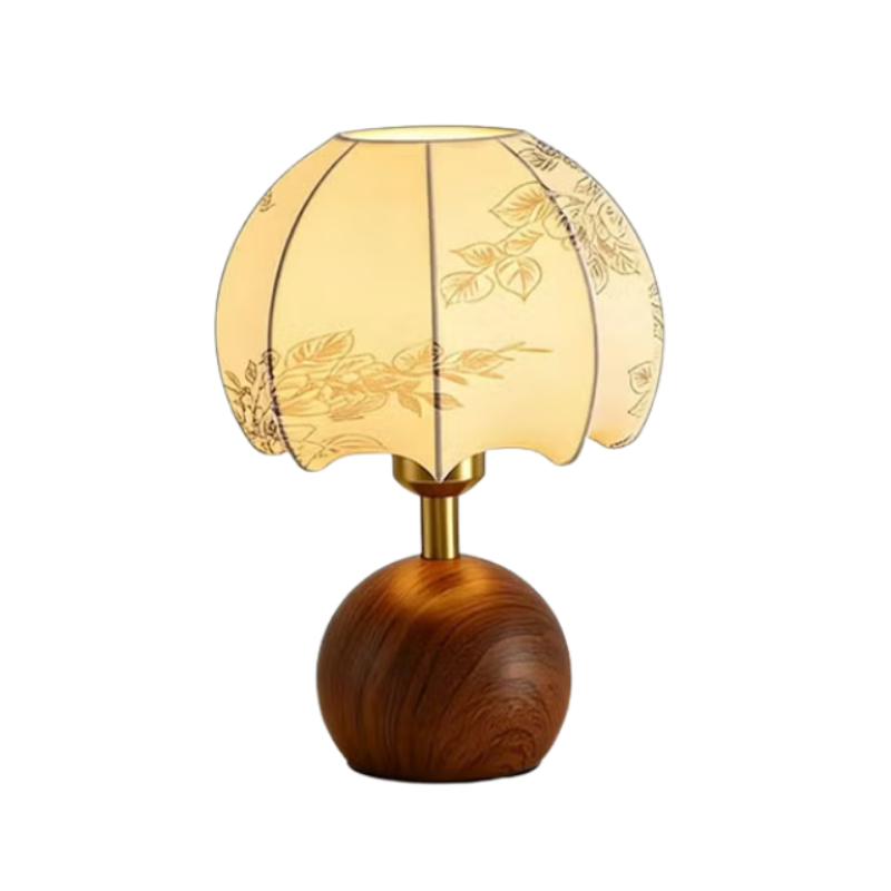 Vintage Fabric Table Lamp