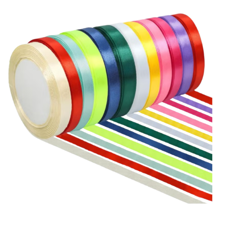 Multi-Colored Stain Ribbons for Gift