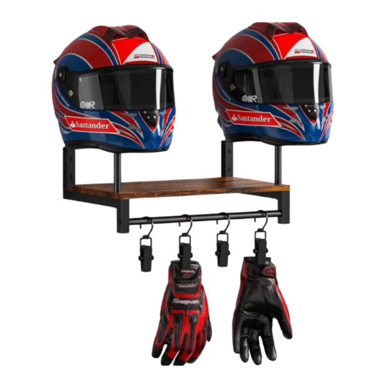 Helmet Rack Wall Mount