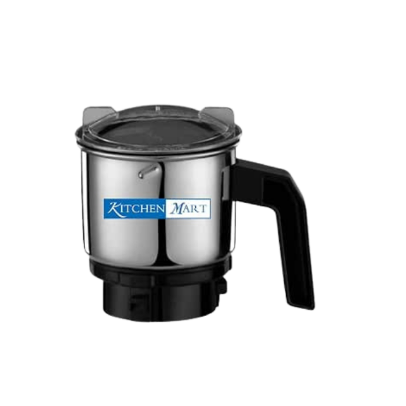 Kitchen Mart Replacement Chutney Jar Compatible With Preethi Galaxy/Crystal/Spice Mixer Grinder (Chutney Jar - 400 Ml)