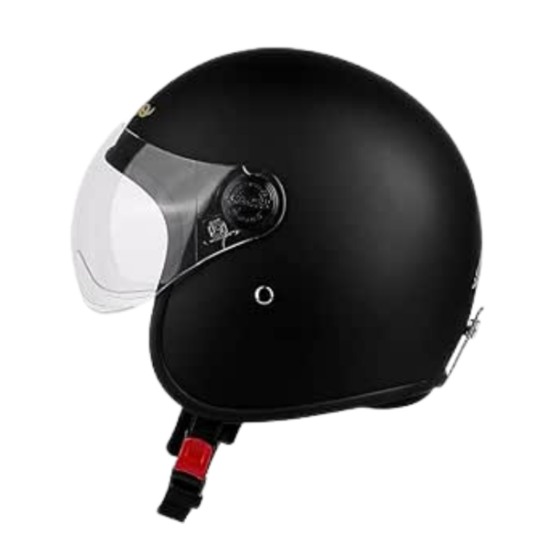 Steelbird SBH-54 Retro Open Face Helmet for Men and Women