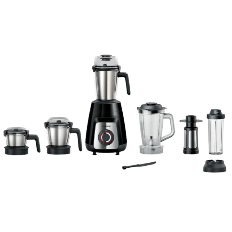 BOSCH TrueMixx 750W Mixer Grinder,5 Jar Black MG6415A1KI
