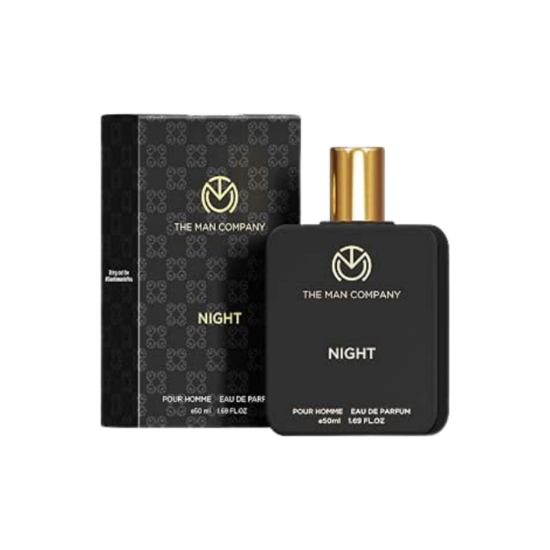 The Man Company Night Perfume for Men - 50ml | Premium Long Lasting Fragrance | Citrusy, Exotic & Woody | Gift For Men | Date Night Body Spray