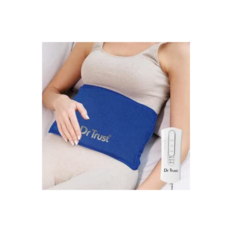 Dr Trust USA Orthopedic Electric Heating Pad for Period Pain Relief I Heat Belt For Period Cramps, Lower Back Pain, Lumbar, Shoulder & Knee, 3 Heat Settings with Temperature Controller-368