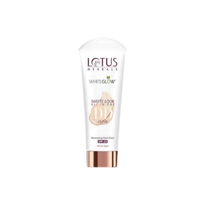 Lotus Herbals Whiteglow Matte Look All In One Dd Crème Spf 20, Pink Beige, 30 g