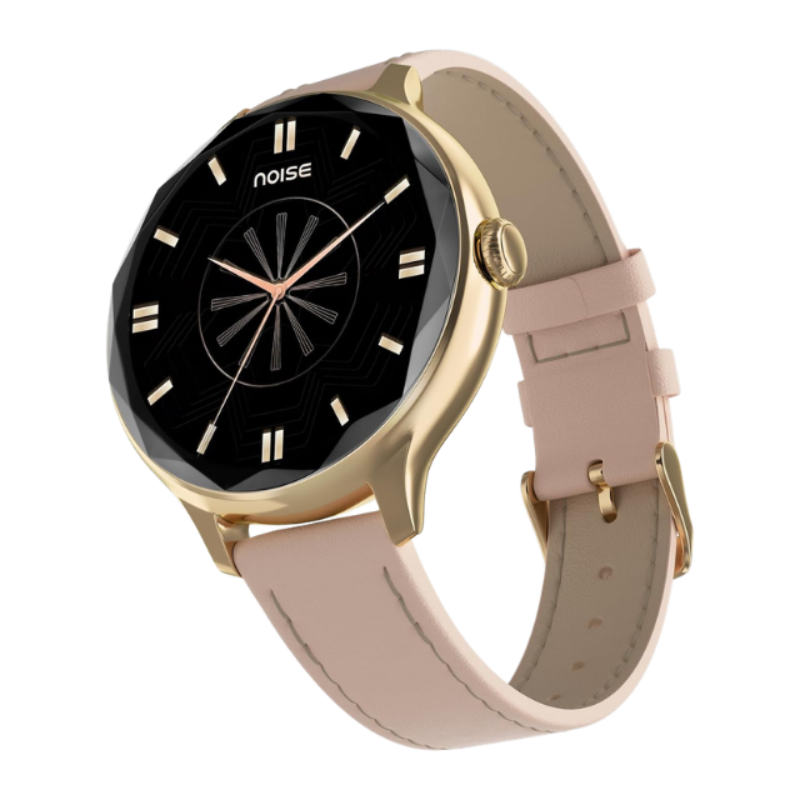 Noise Diva Smartwach for Women with AI Voice Assistant, 100+ Watchfaces, Sleep Tracker, Female Cycle Tracking, BT Calling, AMOLED Display, Water & Dust Resistant, 1 Year Warranty (Rose Pink)