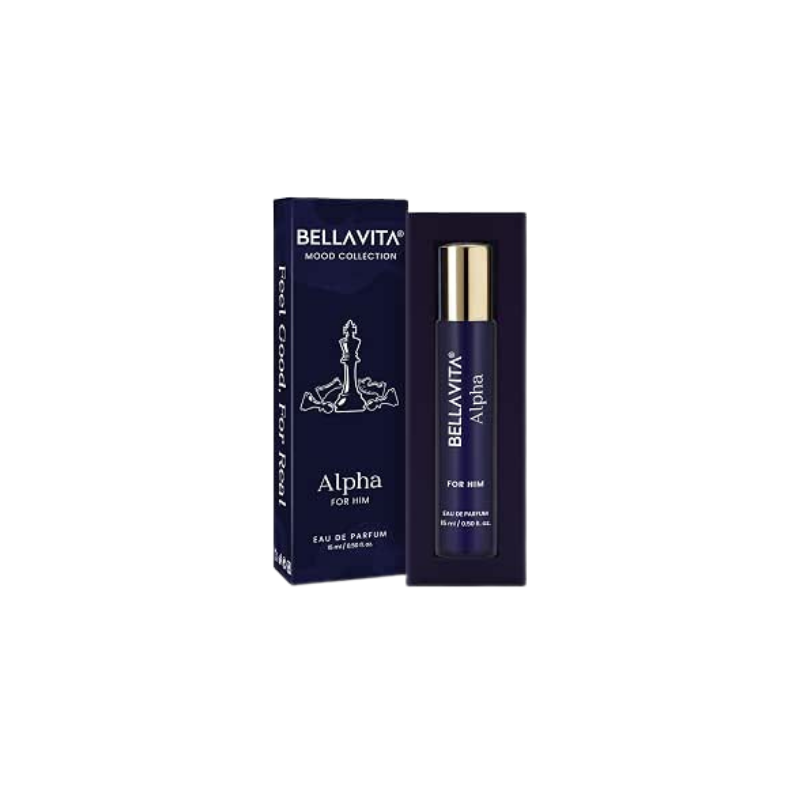 BELLAVITA Mood Collection ALPHA Perfume for Him | Long-Lasting Luxury Perfume | Bold & Sophisticated Perfume For Men,15ml