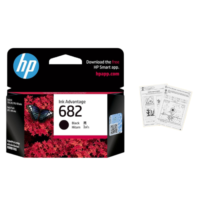 HP 682 Tri-Color Original Ink Advantage Cartridge
